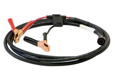Power Cable, Pl-700 with Battery Clips